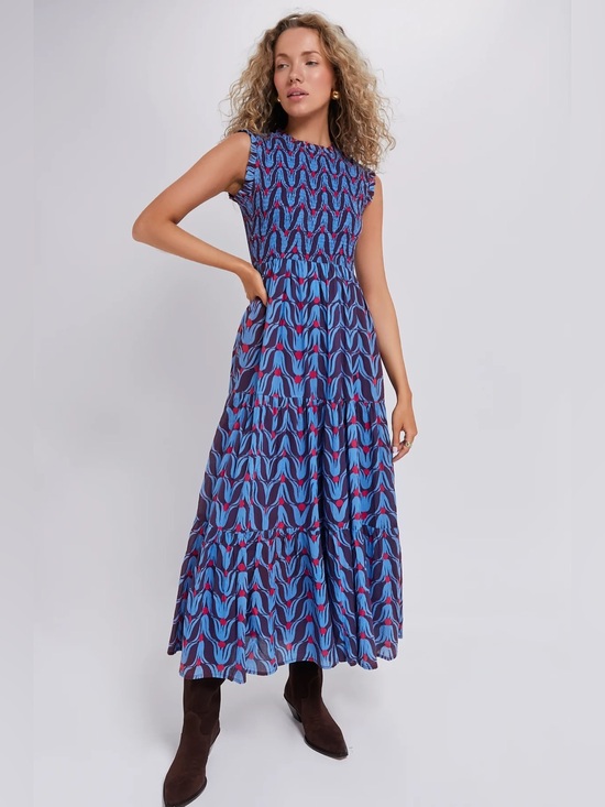 Oliphant Dresses & Skirts - NWT Oliphant Exclusive Tulip Smocked Maxi Dress - size small